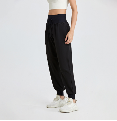 Women's Loose Fit Harem Pants with Pockets for Yoga